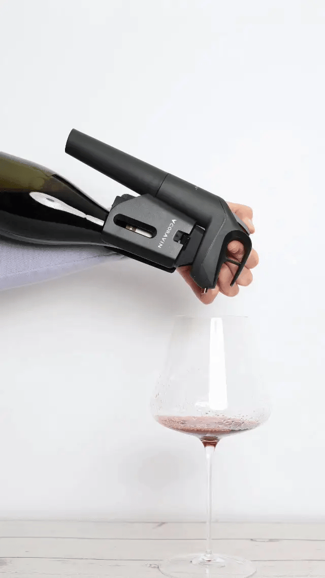 Pour the wine